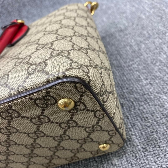 100% Authentic Gucci Leather Satchel Bag - Picture 5 of 14